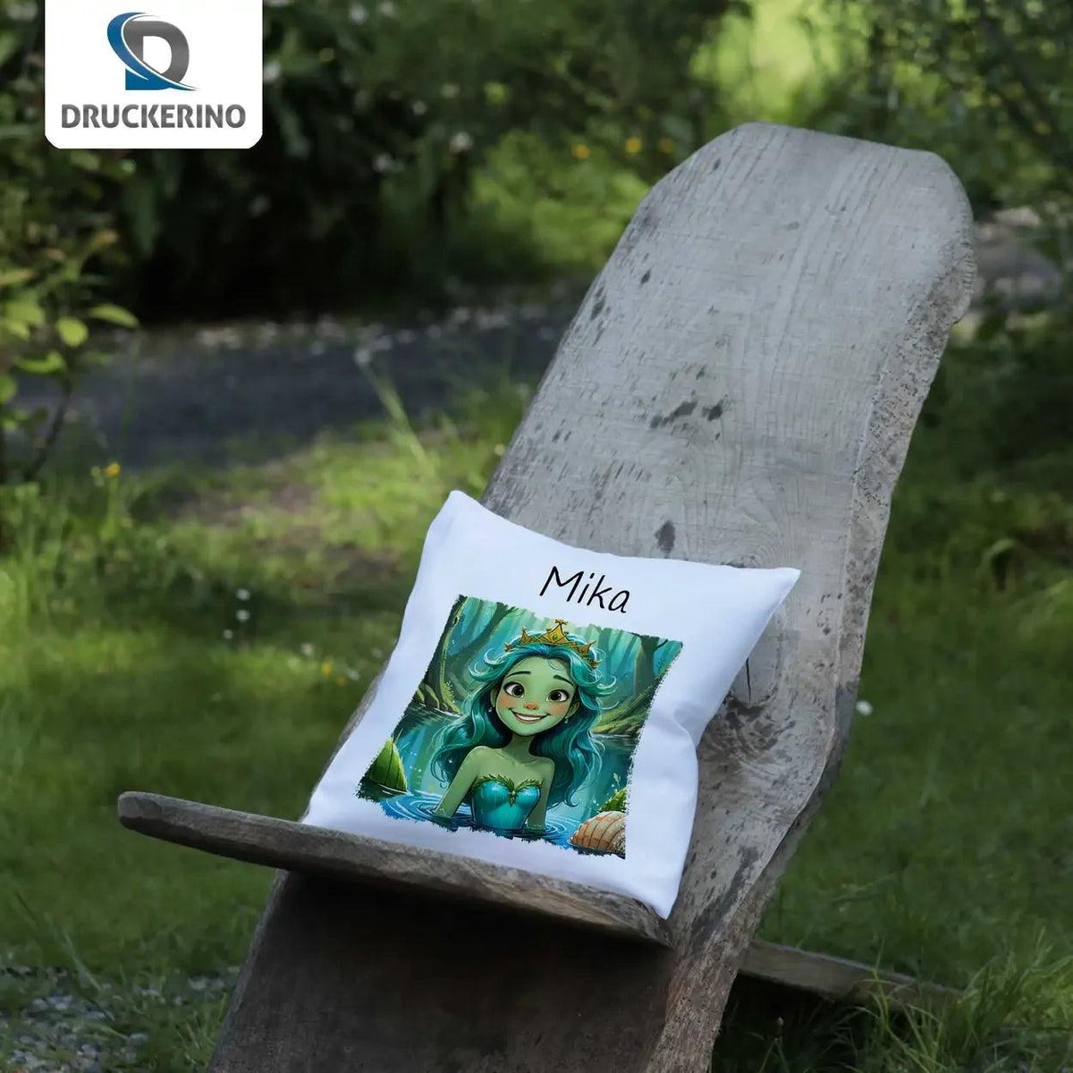 Kuschelkissen Kinder | Meerjungfrau 40x40 cm - Druckerino