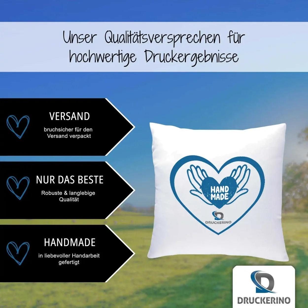 Kuschelkissen Kinder | Piratenpapagei Abenteuer 40x40 cm - Druckerino