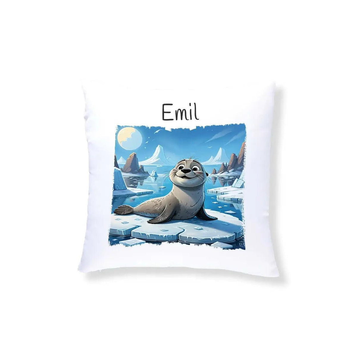 Kuschelkissen Kinder | Polarfreund 40x40 cm - Druckerino