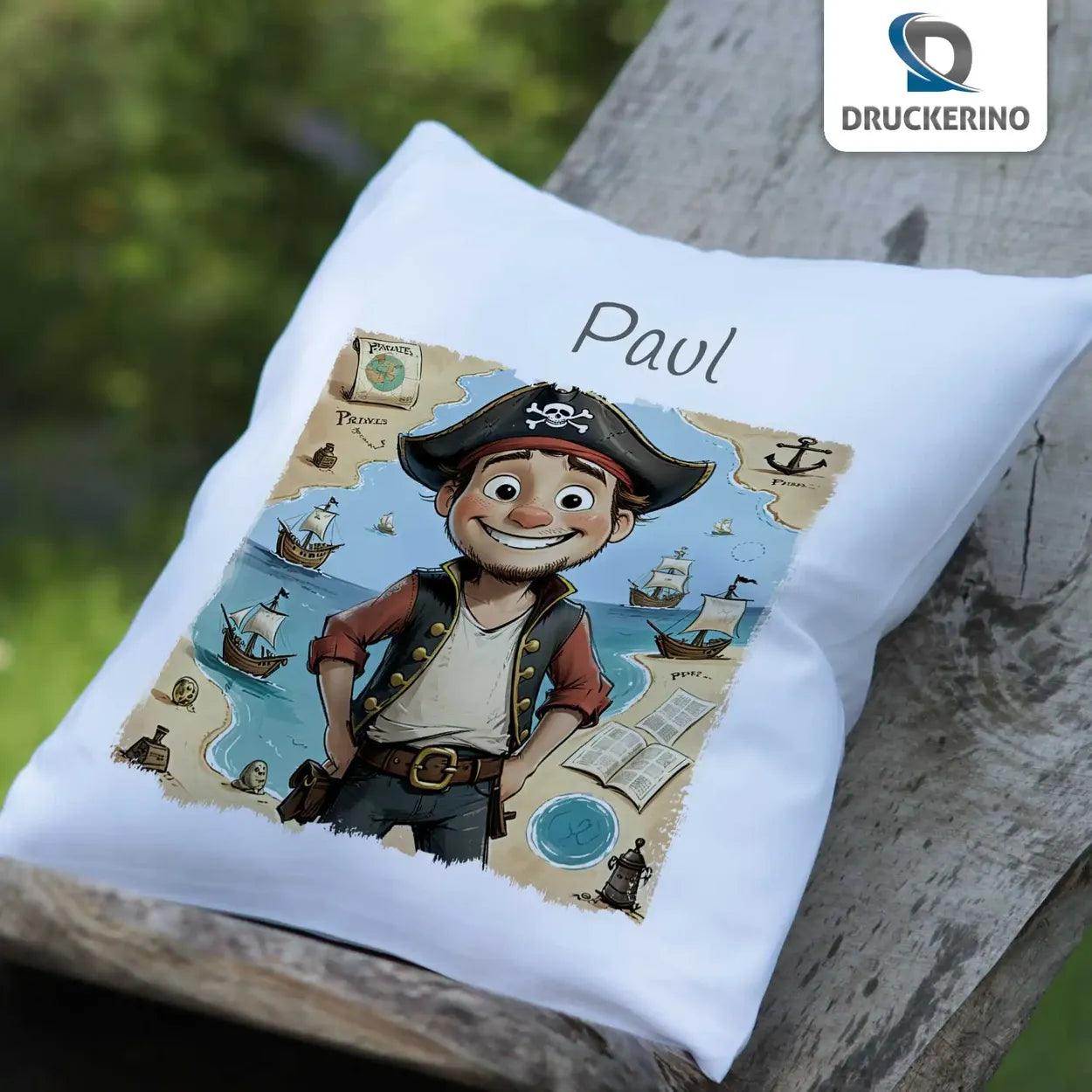 Kuschelkissen Kinder | Seefahrertraum 40x40 cm - Druckerino