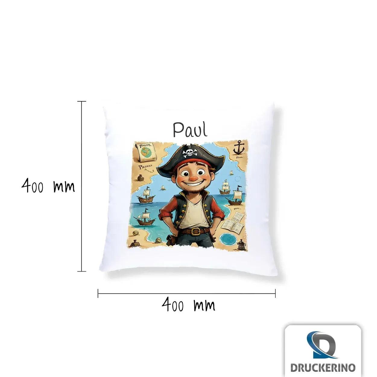 Kuschelkissen Kinder | Seefahrertraum 40x40 cm - Druckerino