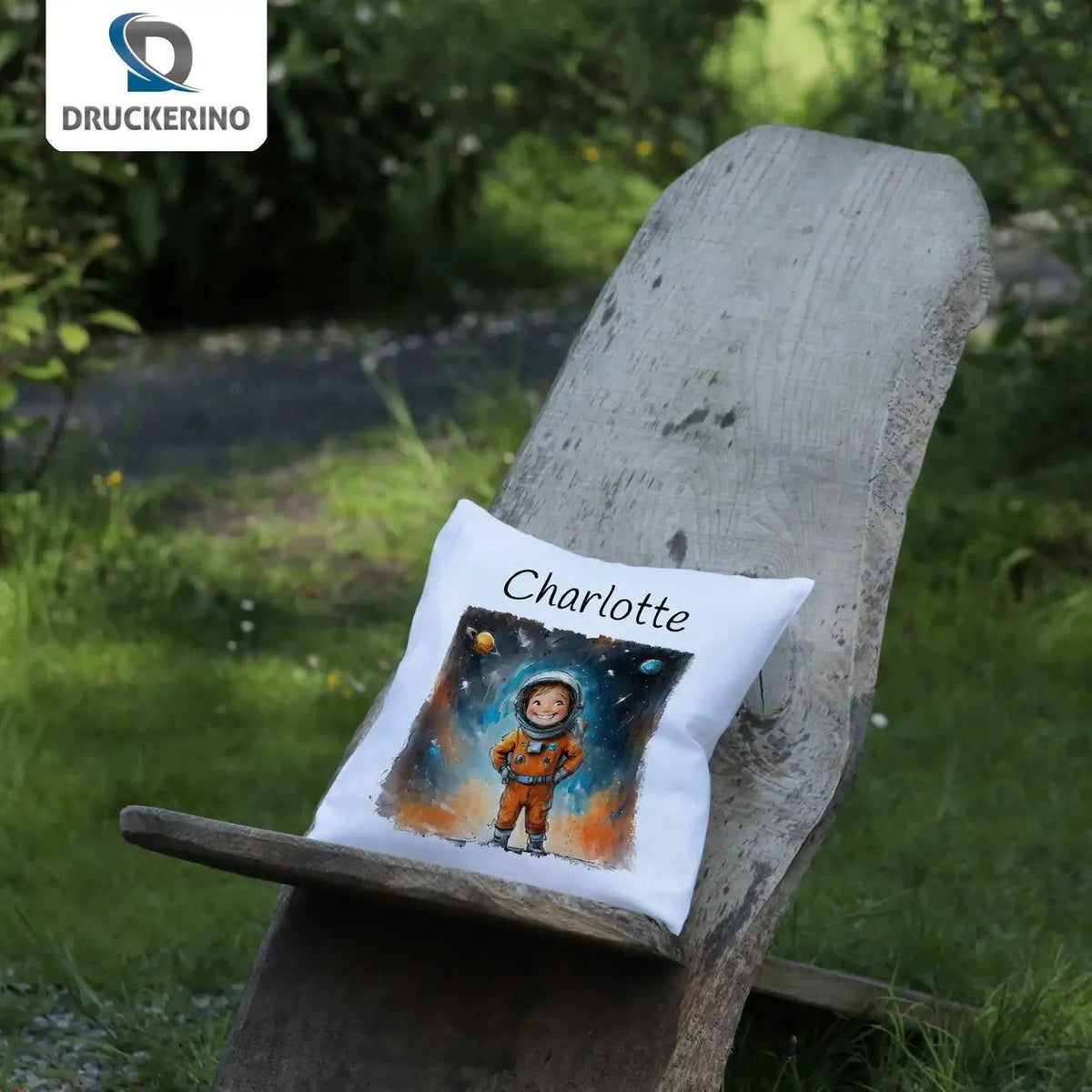 Kuschelkissen Kinder | Sternen Abenteurer 40x40 cm - Druckerino