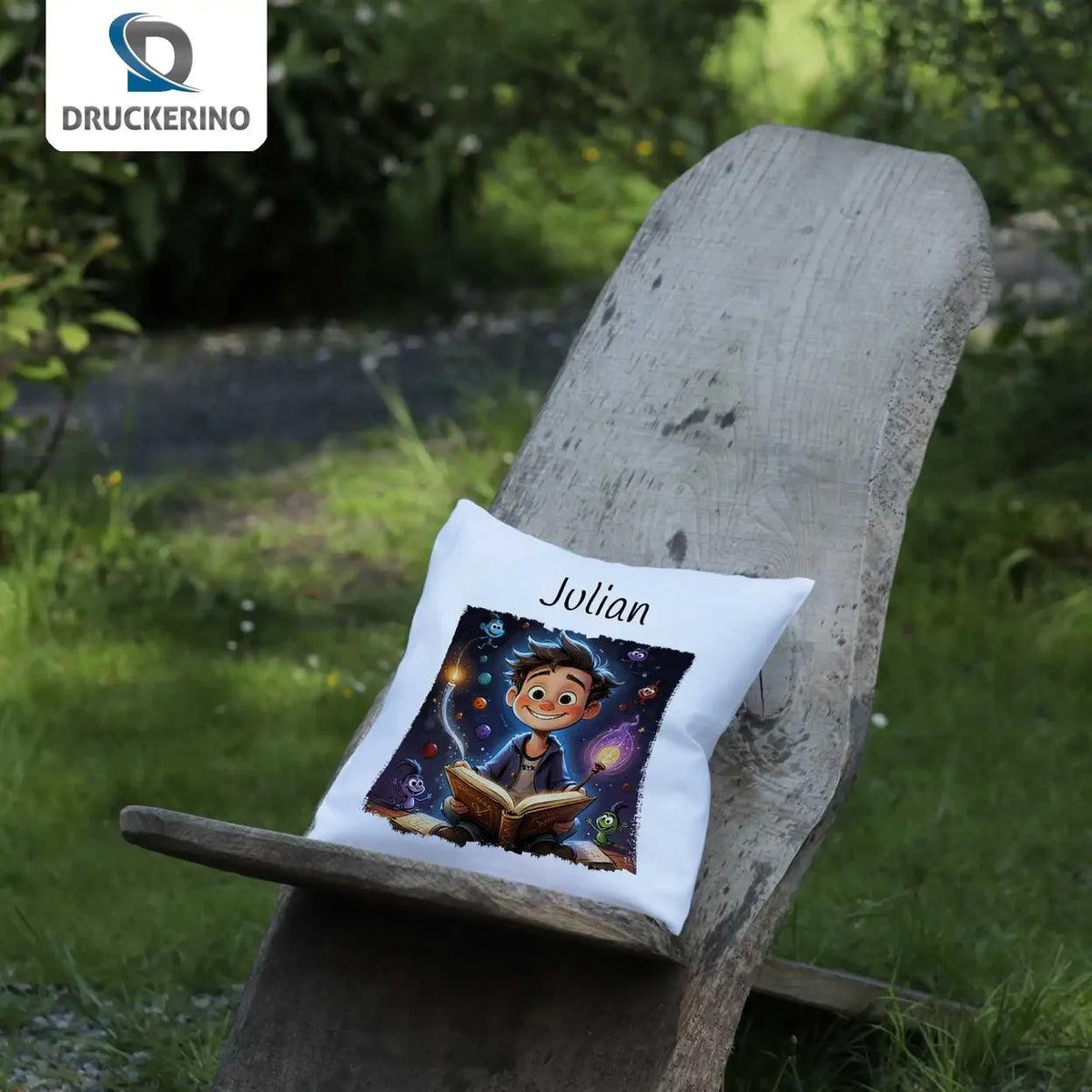 Kuschelkissen Kinder | Traumabenteurer 40x40 cm - Druckerino