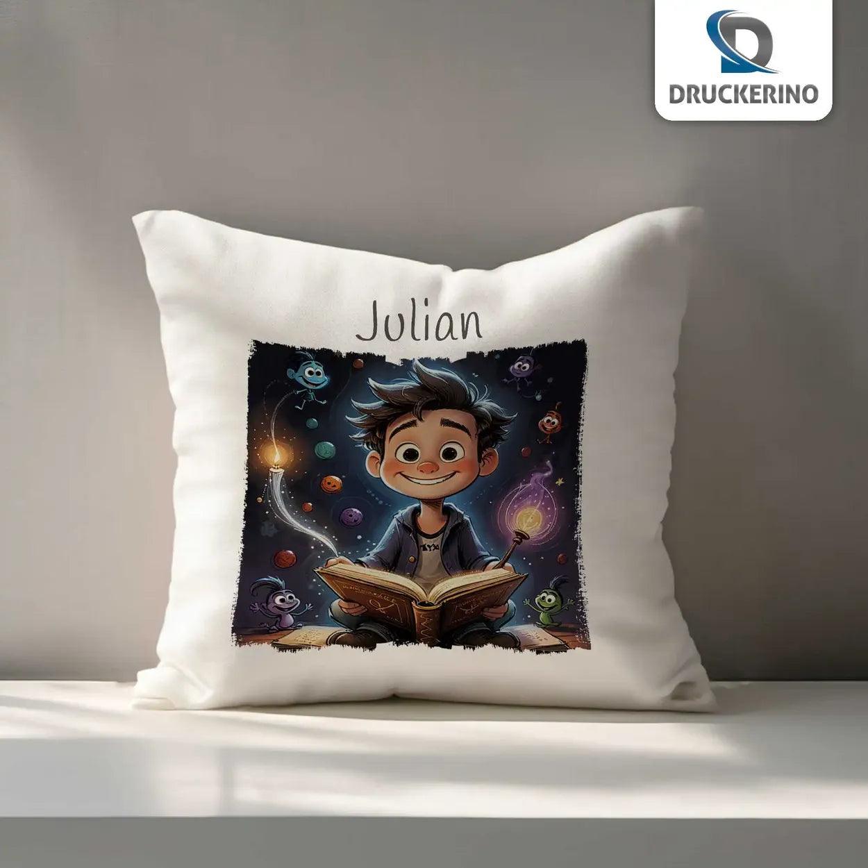 Kuschelkissen Kinder | Traumabenteurer 40x40 cm - Druckerino