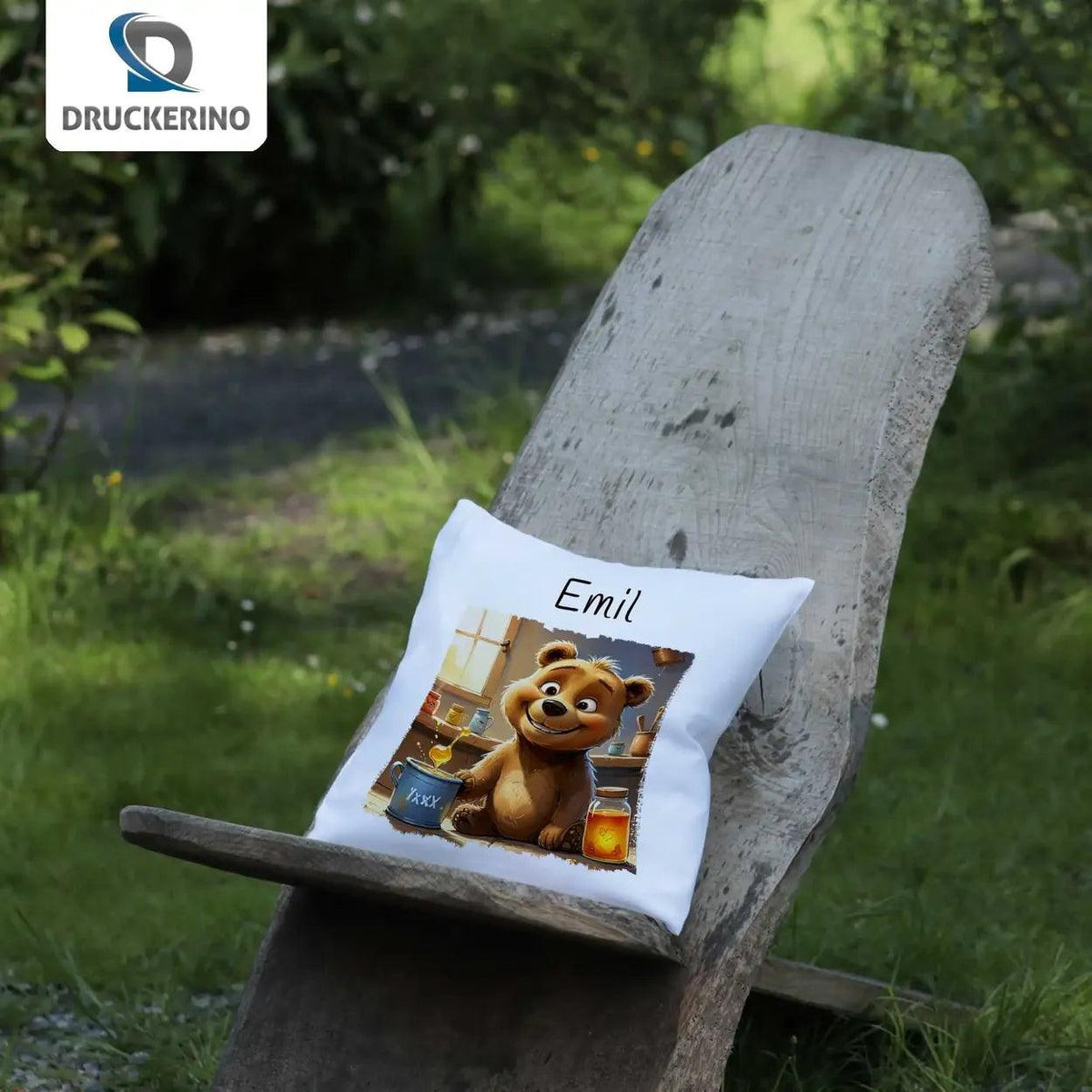 Kuschelkissen Kinder | Traumbärchen 40x40 cm - Druckerino