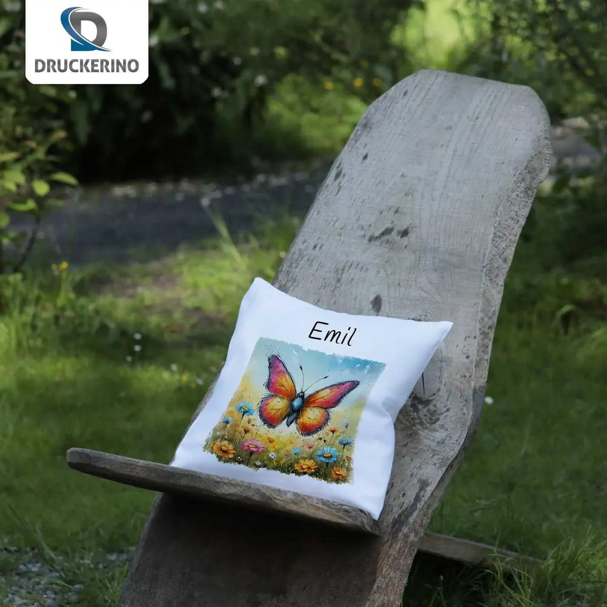 Kuschelkissen Kinder | Traumfalter 40x40 cm - Druckerino