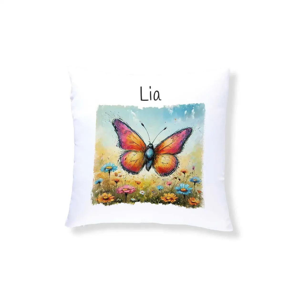 Kuschelkissen Kinder | Traumfalter 40x40 cm - Druckerino