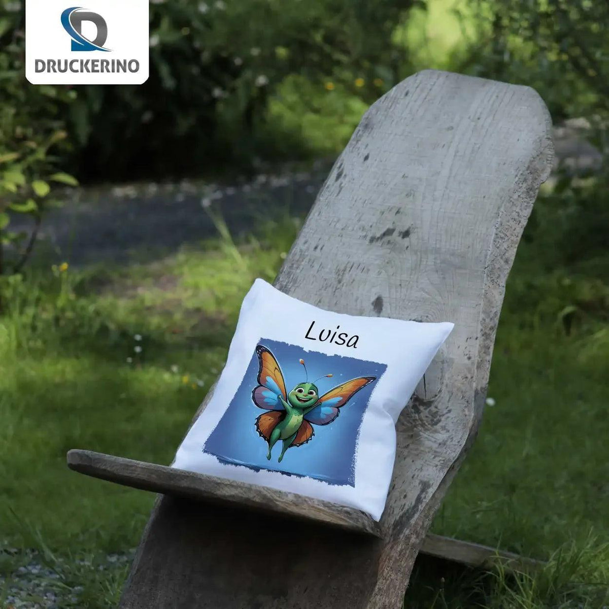 Kuschelkissen Kinder | Traumfalter 40x40 cm - Druckerino