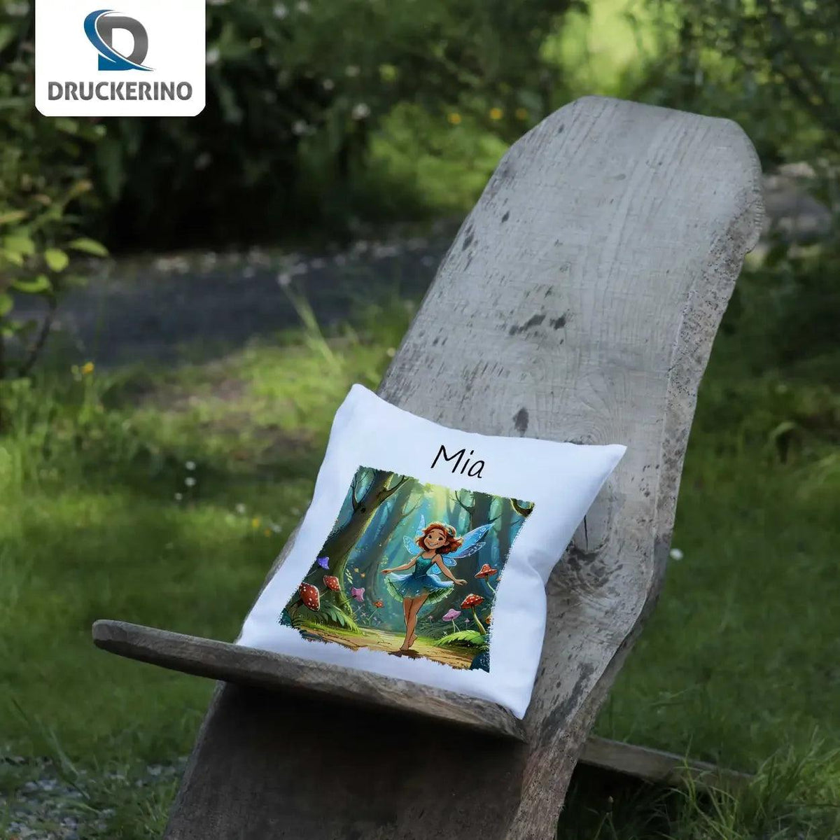 Kuschelkissen Kinder | Traumfänger Elfe 40x40 cm - Druckerino