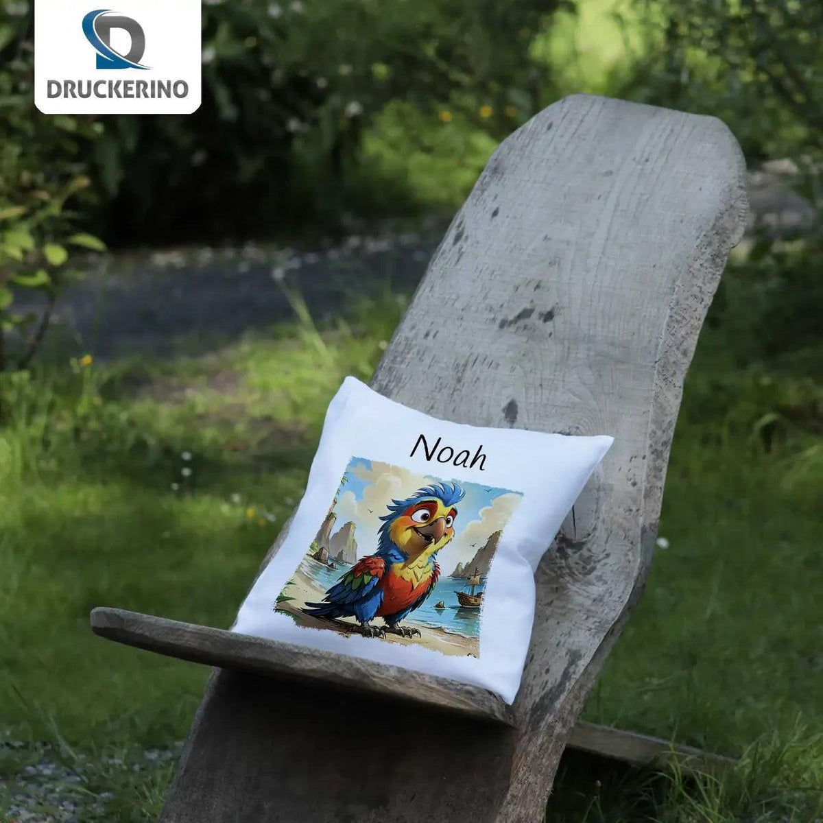 Kuschelkissen Kinder | Traumfeder 40x40 cm - Druckerino