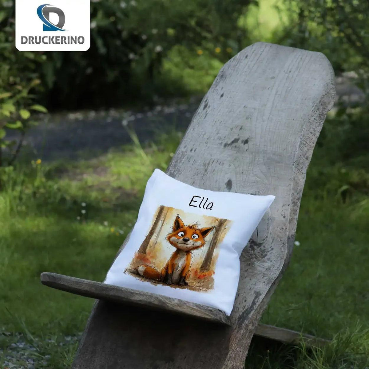 Kuschelkissen Kinder | Traumfuchs 40x40 cm - Druckerino