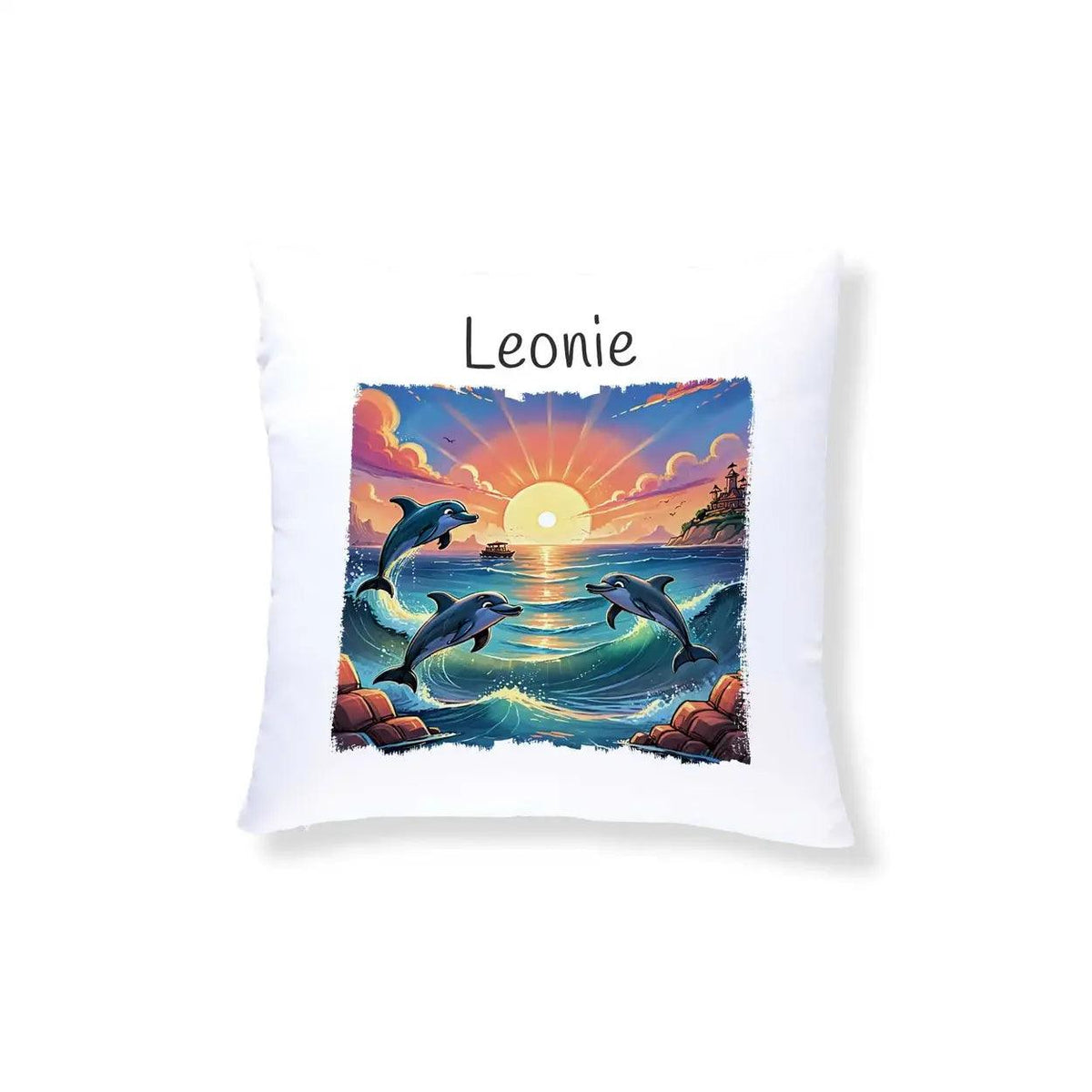 Kuschelkissen Kinder | Traumhafte Ozeanfreunde 40x40 cm - Druckerino