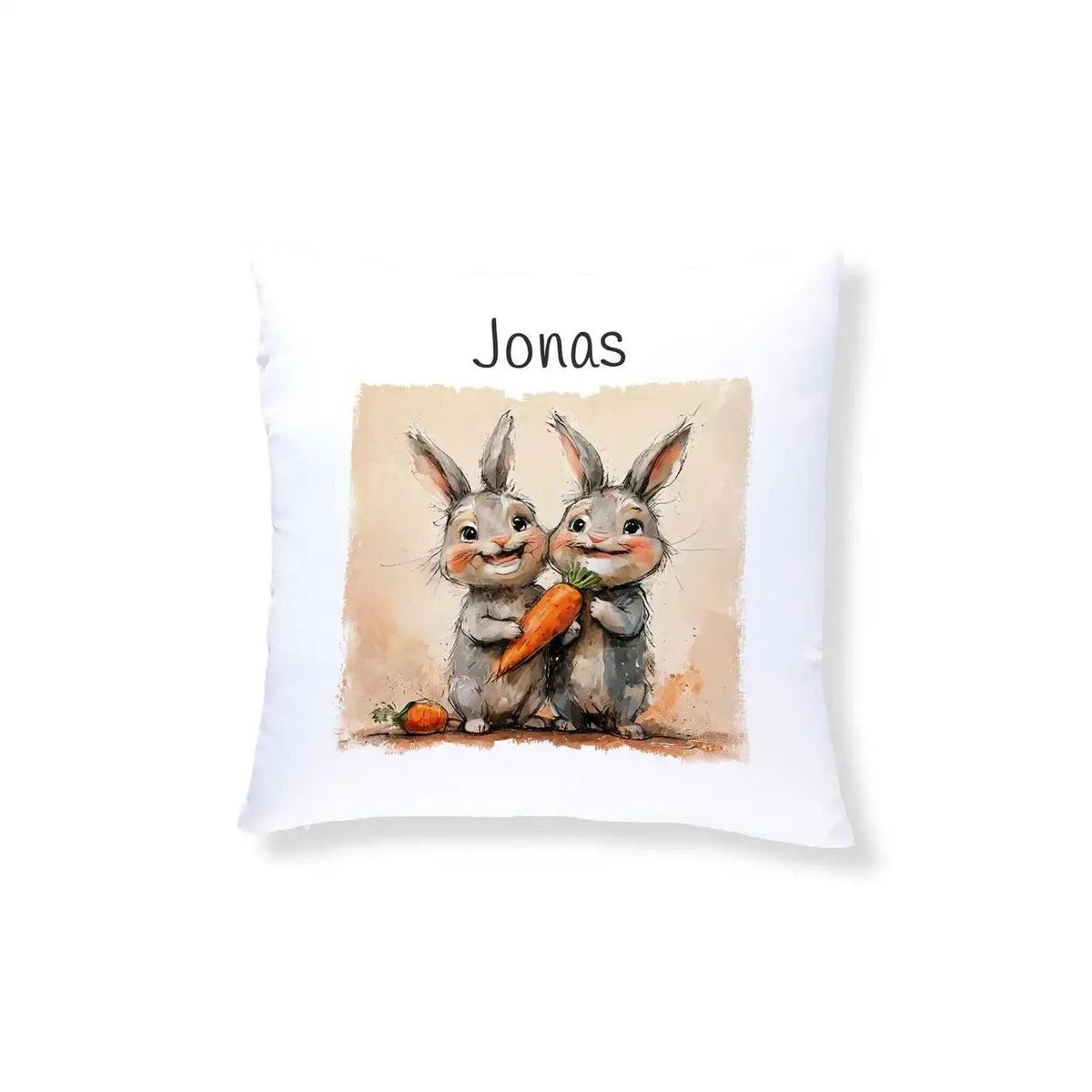 Kuschelkissen Kinder | Traumhäschen 40x40 cm - Druckerino