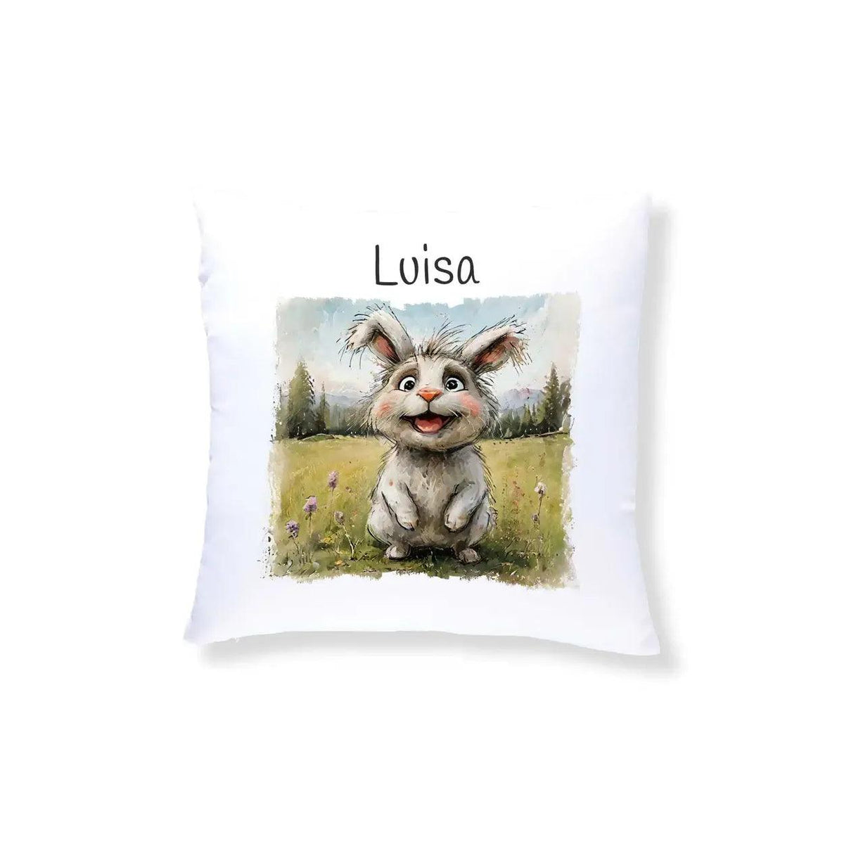 Kuschelkissen Kinder | Traumhäschen 40x40 cm - Druckerino