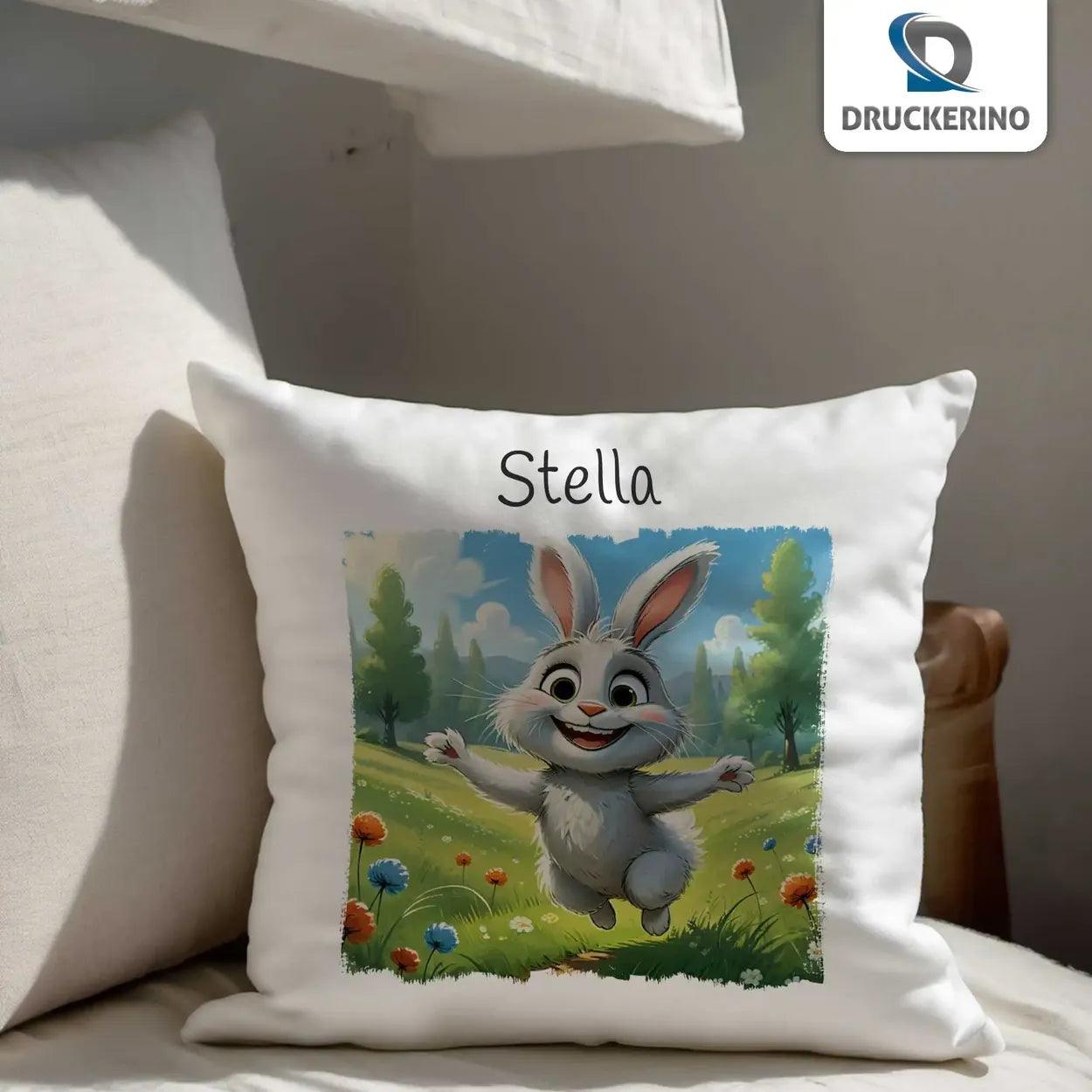 Kuschelkissen Kinder | Traumhüpfer 40x40 cm - Druckerino
