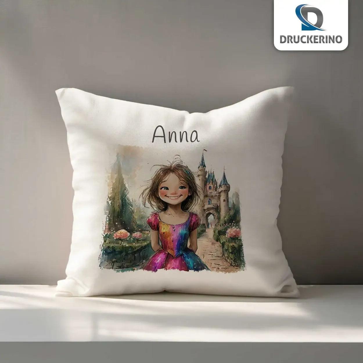 Kuschelkissen Kinder | Traumprinzessin 40x40 cm - Druckerino