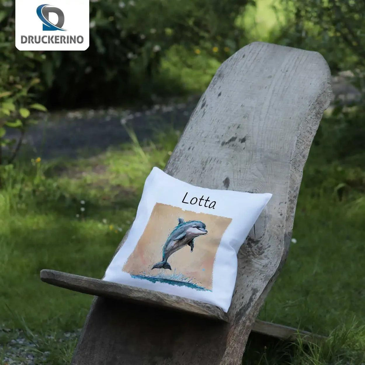 Kuschelkissen Kinder | Traumtaucher 40x40 cm - Druckerino