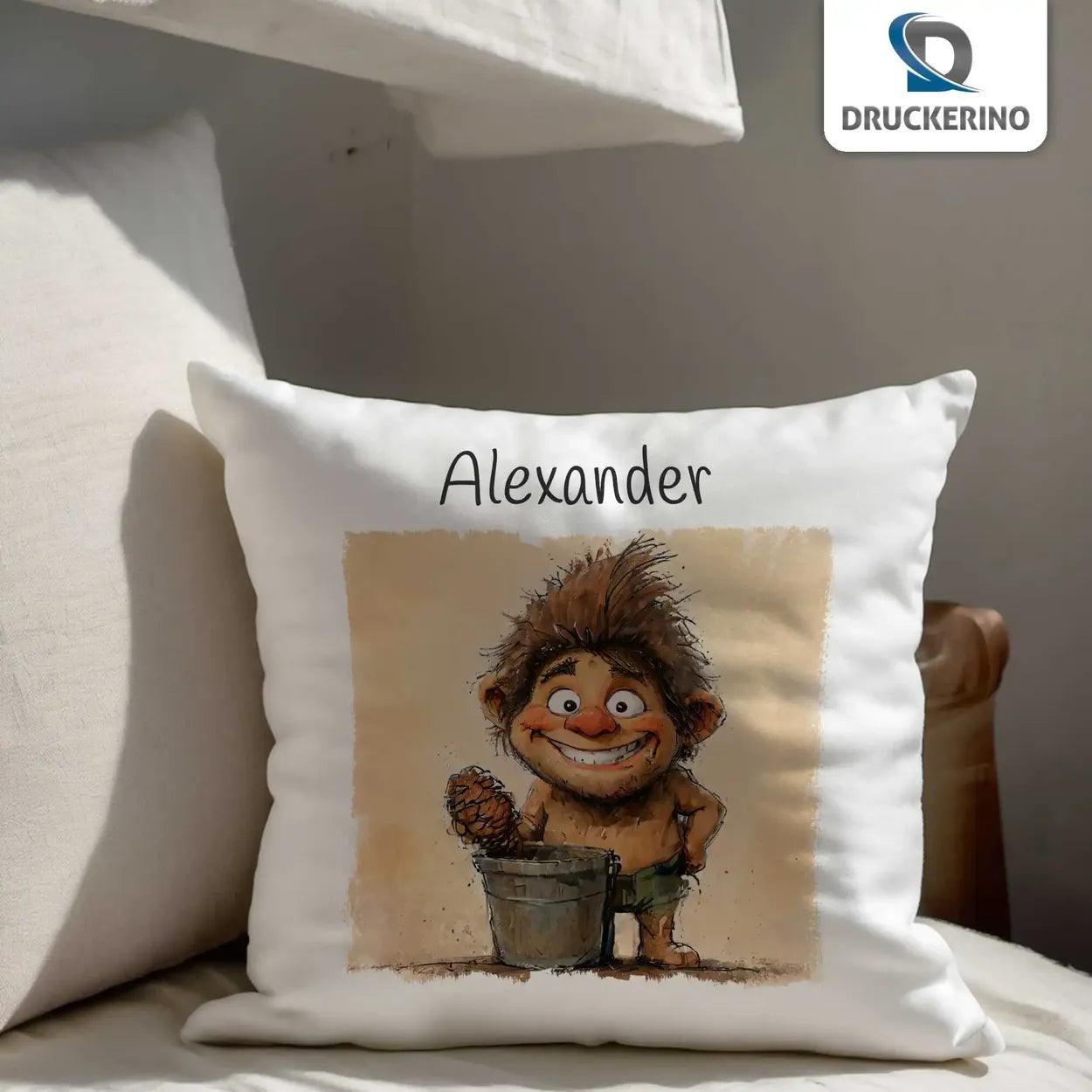 Kuschelkissen Kinder | Traumtroll 40x40 cm - Druckerino