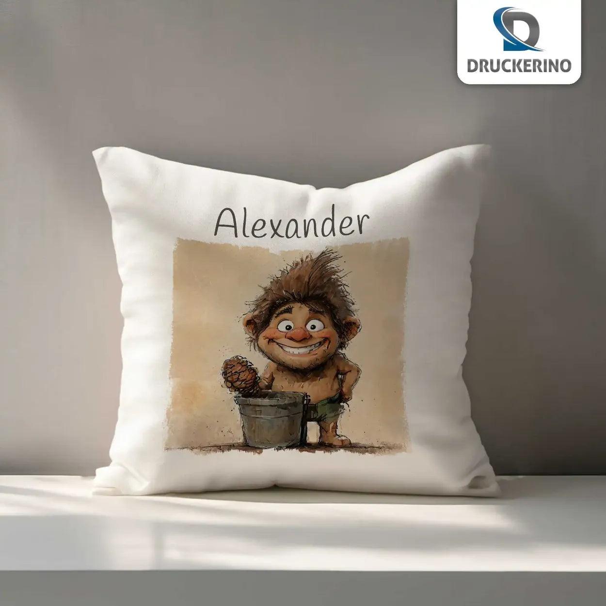 Kuschelkissen Kinder | Traumtroll 40x40 cm - Druckerino