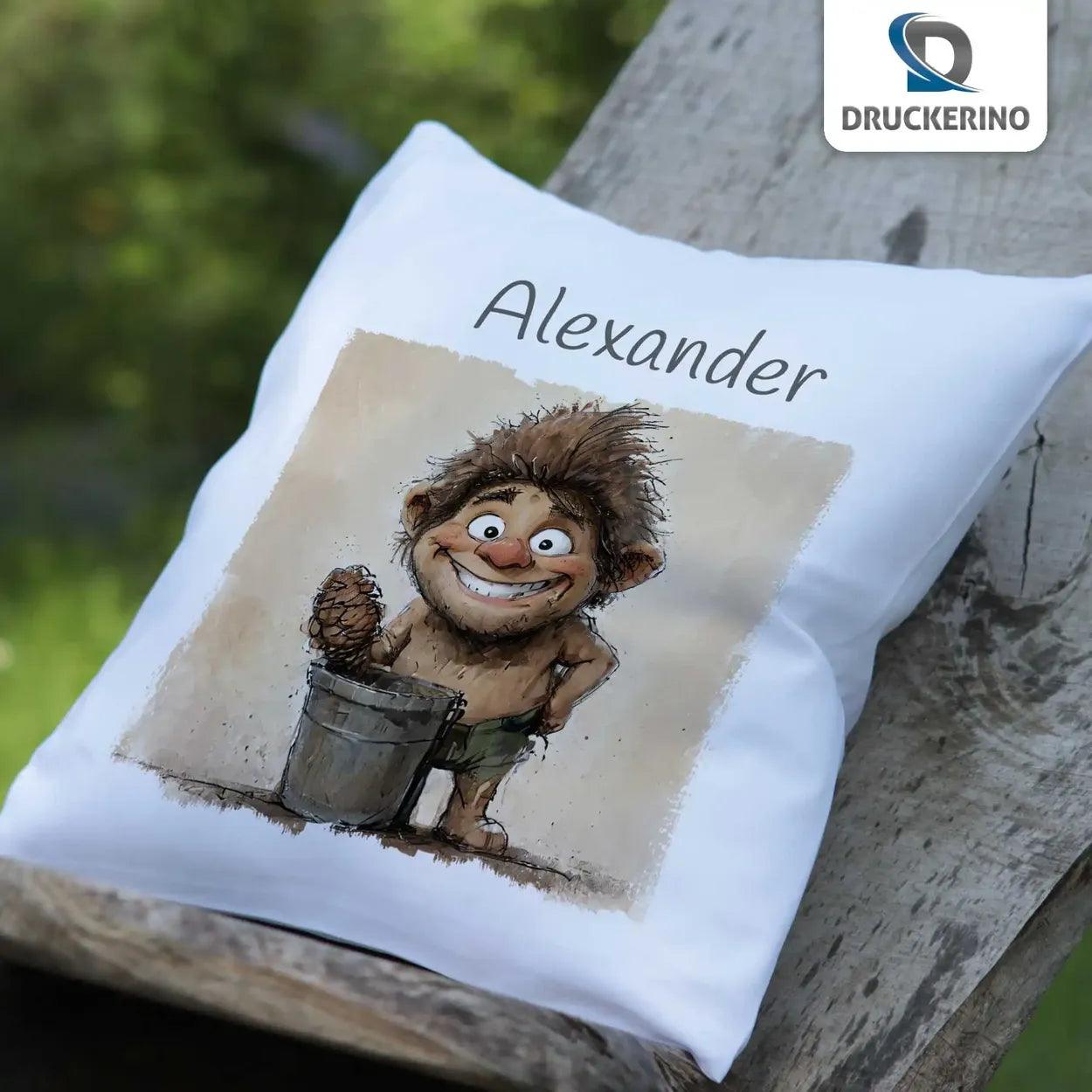 Kuschelkissen Kinder | Traumtroll 40x40 cm - Druckerino