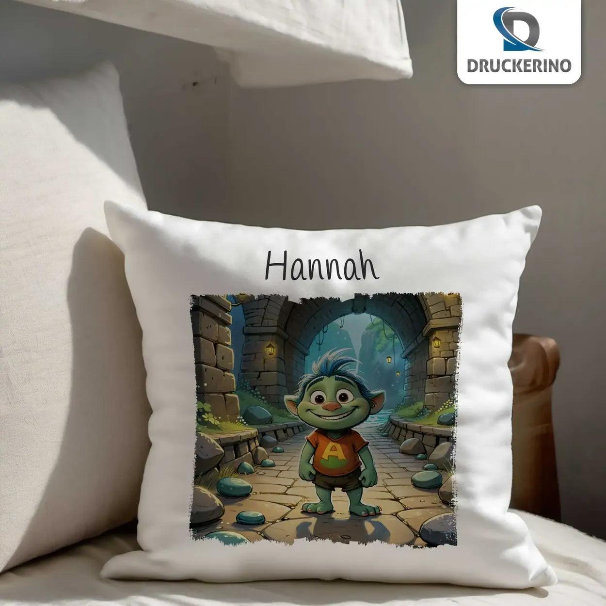 Kuschelkissen Kinder | Traumwächter Abenteuer 40 x 40 cm - Druckerino