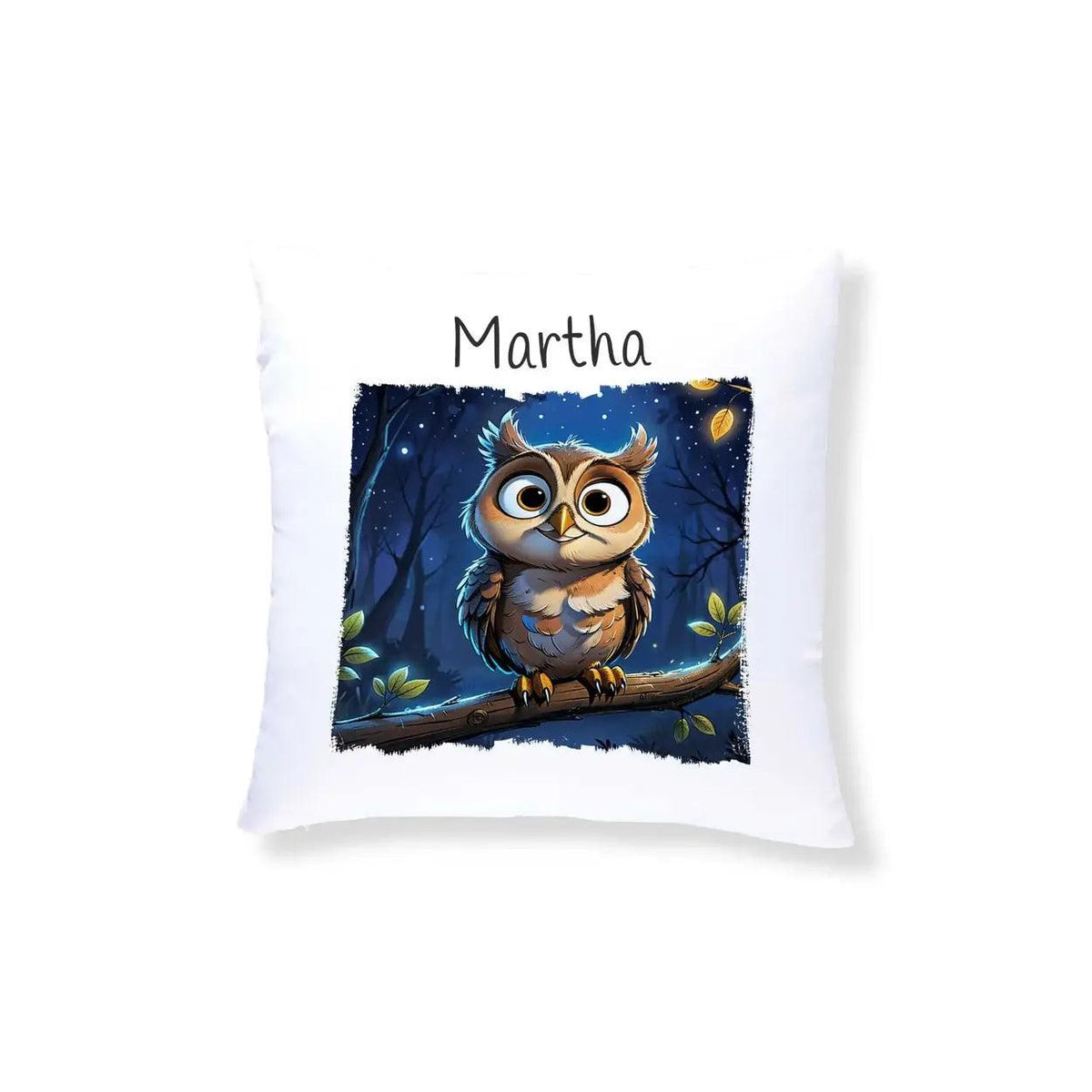 Kuschelkissen Kinder | Traumwächter Eule 40x40 cm - Druckerino