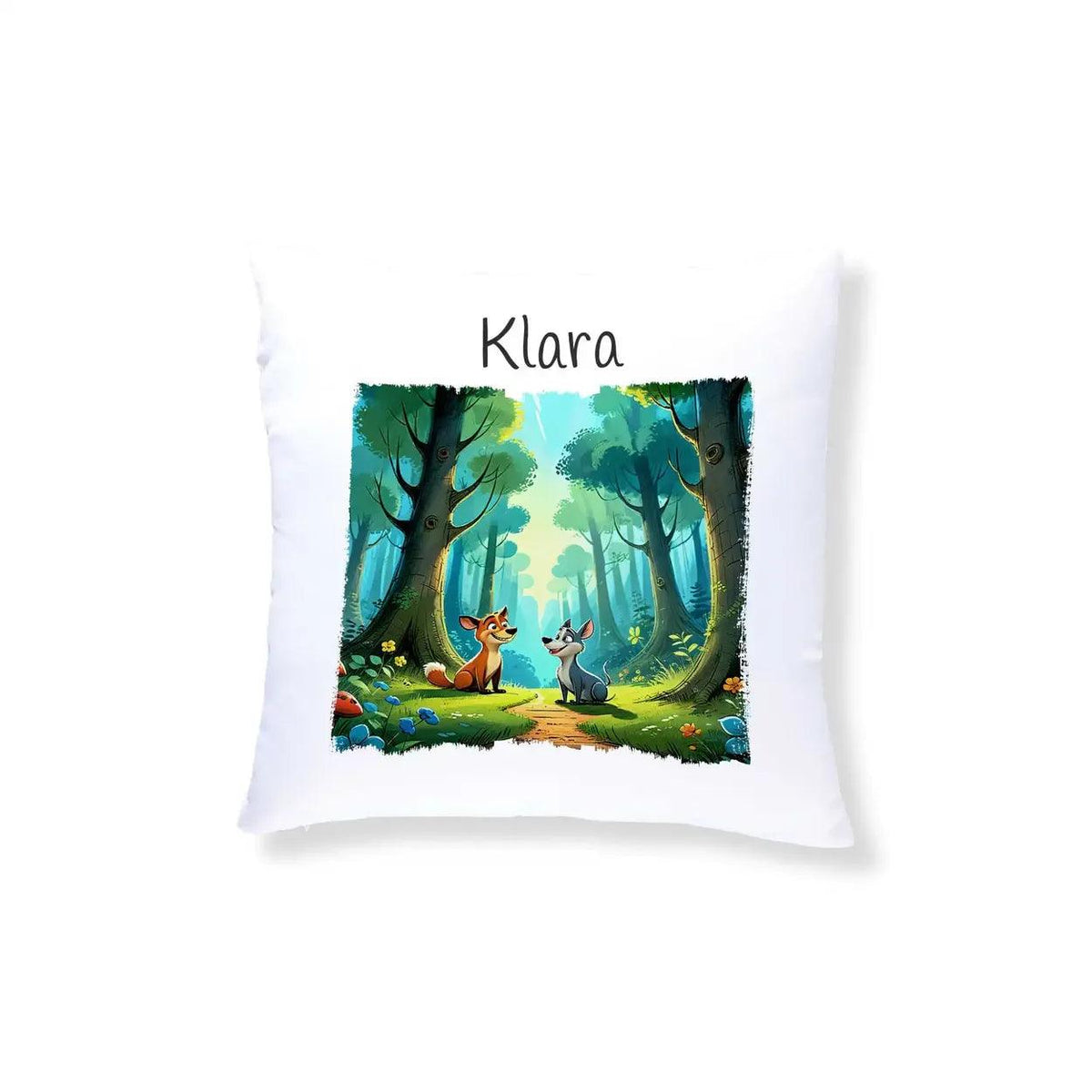 Kuschelkissen Kinder | Traumwald 40x40 cm - Druckerino