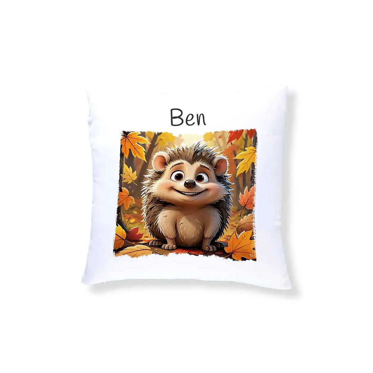 Kuschelkissen Kinder | Traumwald Igel 40x40 cm - Druckerino