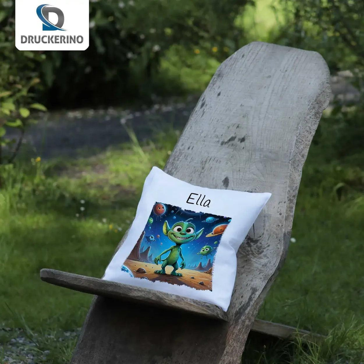 Kuschelkissen Kinder | Traumweltenfreund 40x40 cm - Druckerino