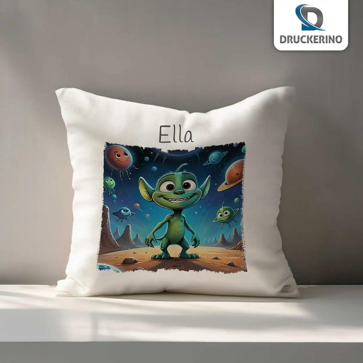 Kuschelkissen Kinder | Traumweltenfreund 40x40 cm - Druckerino