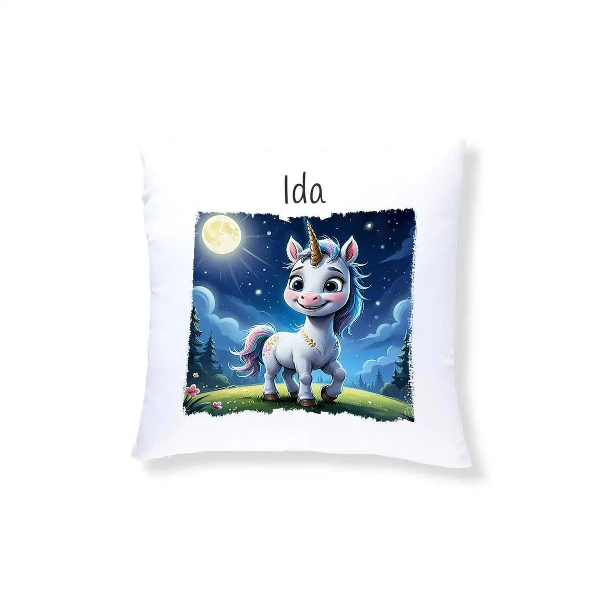 Kuschelkissen Kinder | Traumzauber Einhorn 40x40 cm - Druckerino
