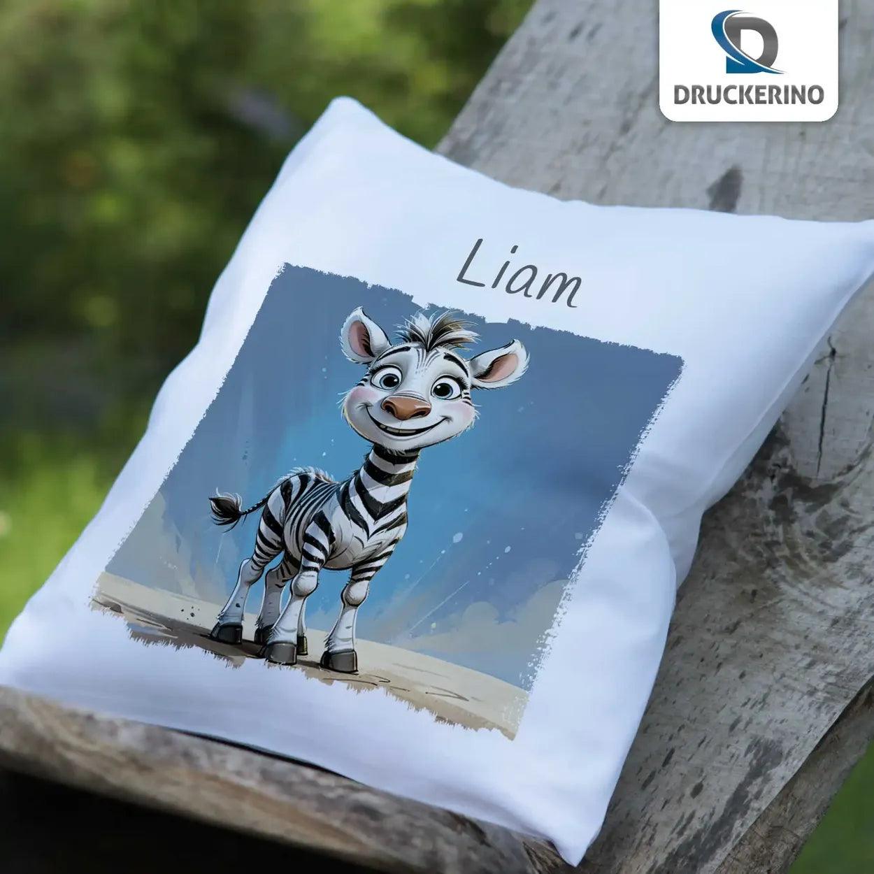 Kuschelkissen Kinder | Traumzebra 40x40 cm - Druckerino
