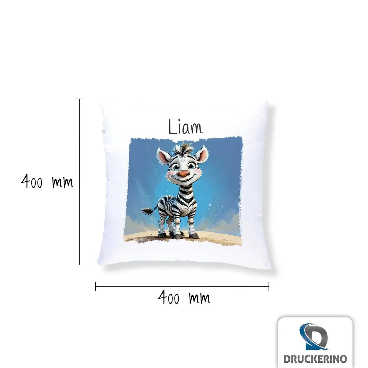 Kuschelkissen Kinder | Traumzebra 40x40 cm - Druckerino