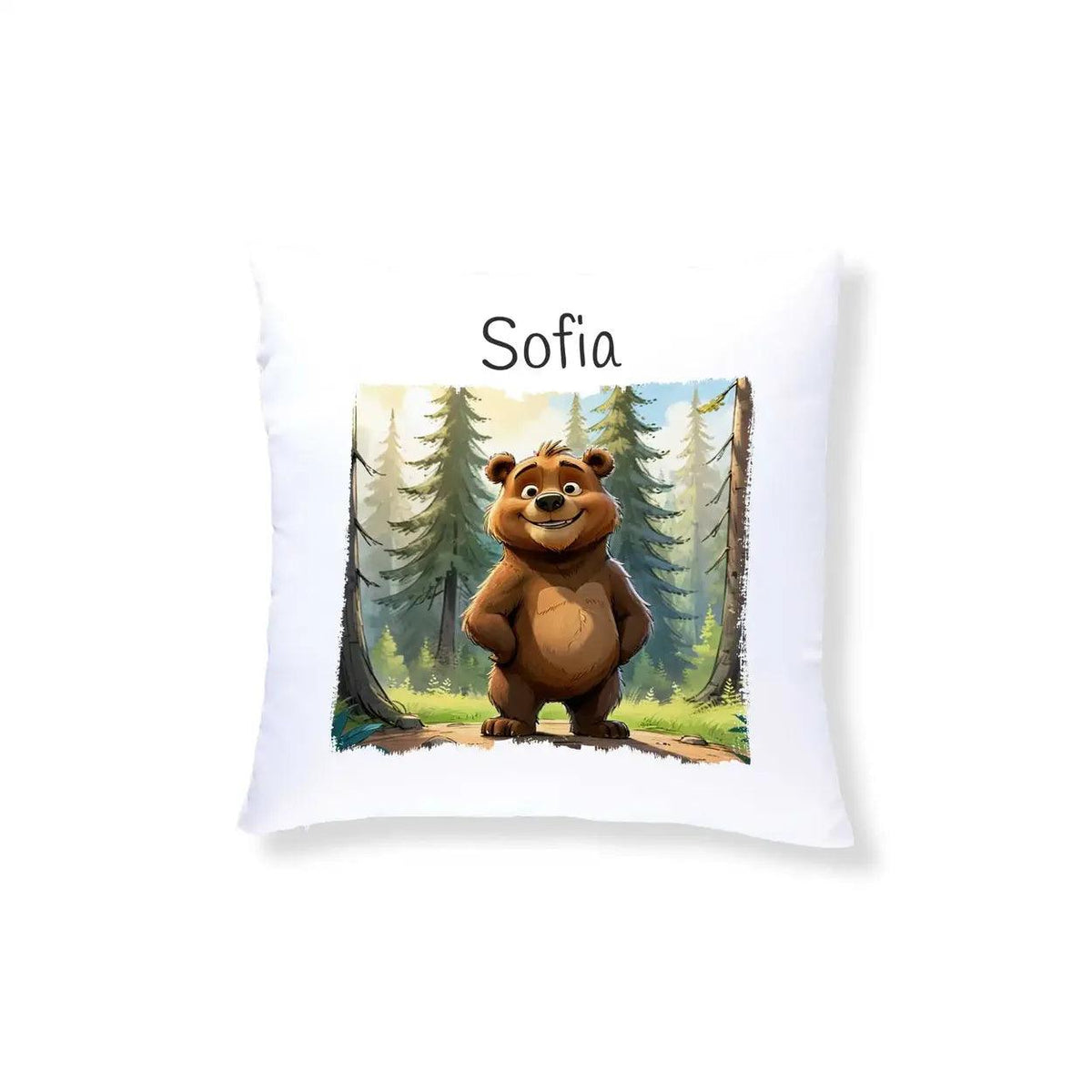 Kuschelkissen Kinder | Waldabenteurer 40x40 cm - Druckerino
