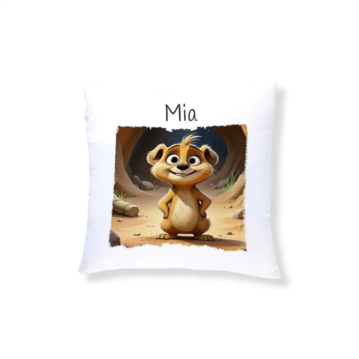 Kuschelkissen Kinder | Wüstenabenteuer 40x40 cm - Druckerino