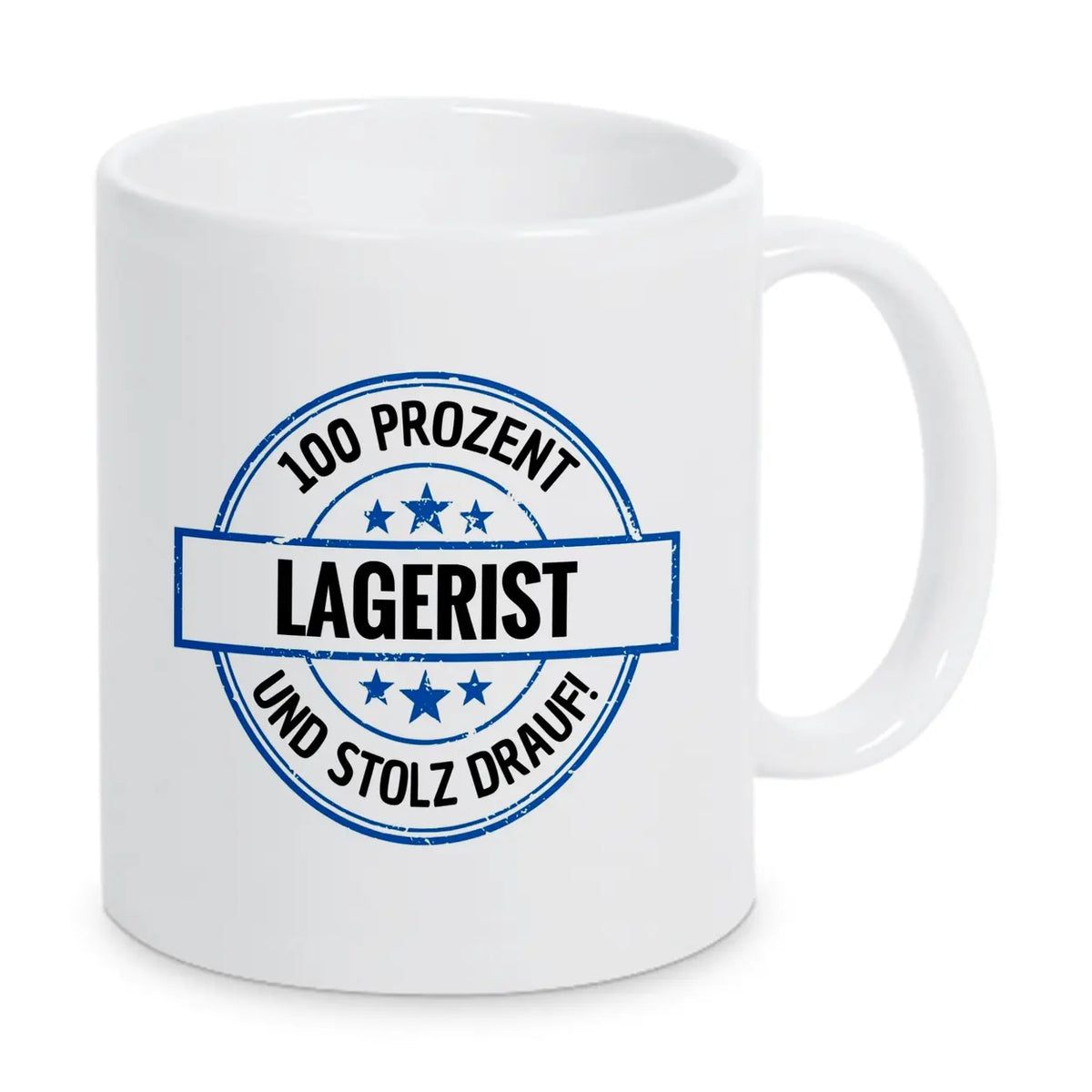 Lagerist 100 Prozent Tasse - Druckerino