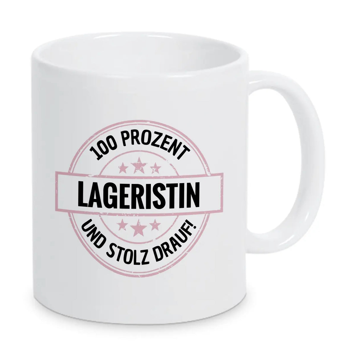 Lageristin 100 Prozent Tasse - Druckerino