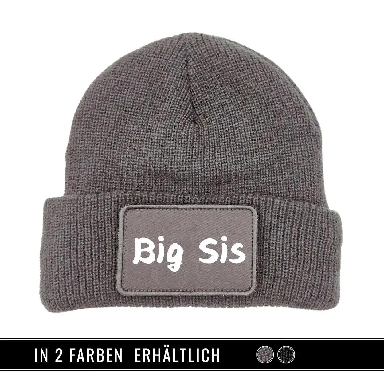 Mütze Beanie | Big Sis - Druckerino