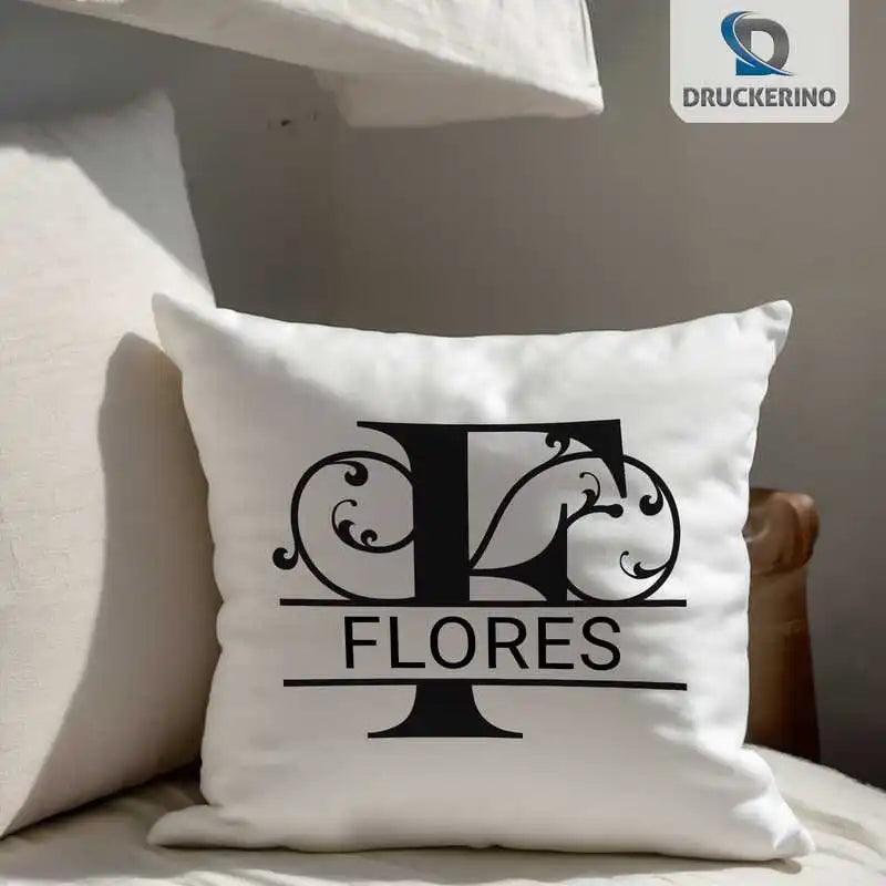 Namenskissen | Motiv 1 | Flores - Druckerino