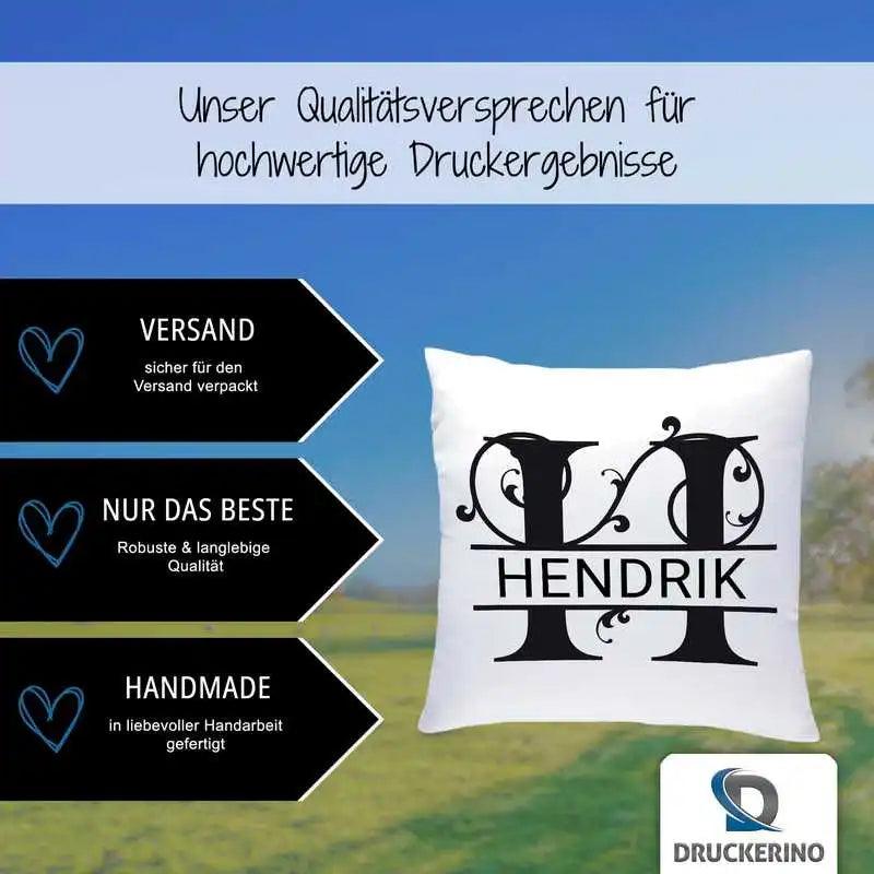Namenskissen | Motiv 1 | Hendrik - Druckerino