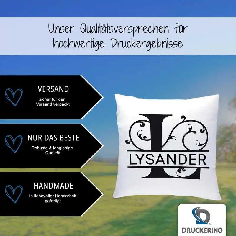 Namenskissen | Motiv 1 | Lysander - Druckerino