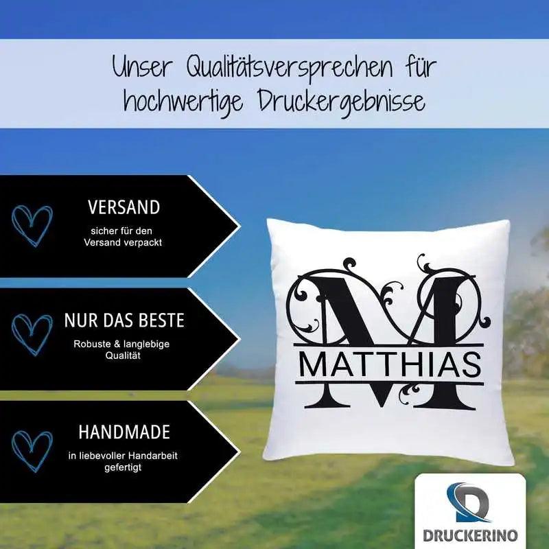 Namenskissen | Motiv 1 | Matthias - Druckerino