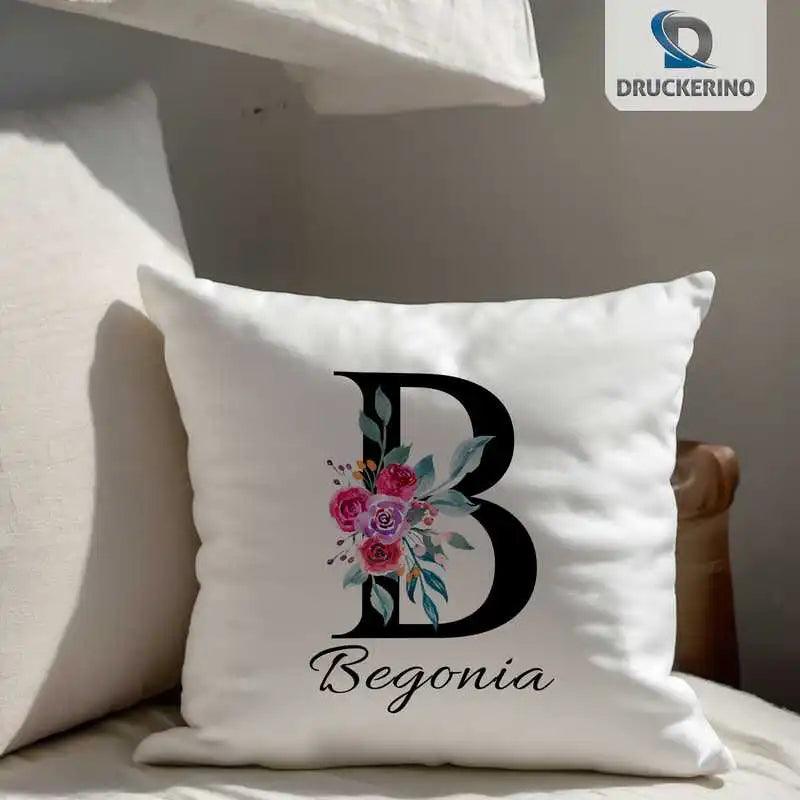 Namenskissen | Motiv 2 | Begonia - Druckerino