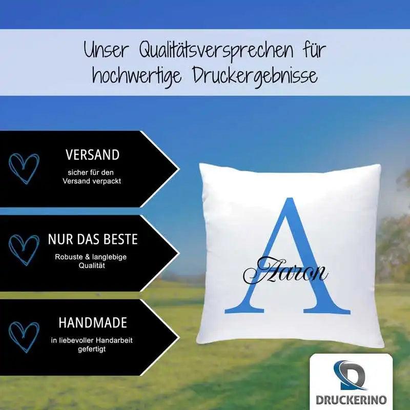 Namenskissen | Motiv 3 | Aaron - Druckerino