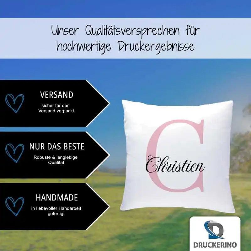 Namenskissen | Motiv 3 | Christien - Druckerino