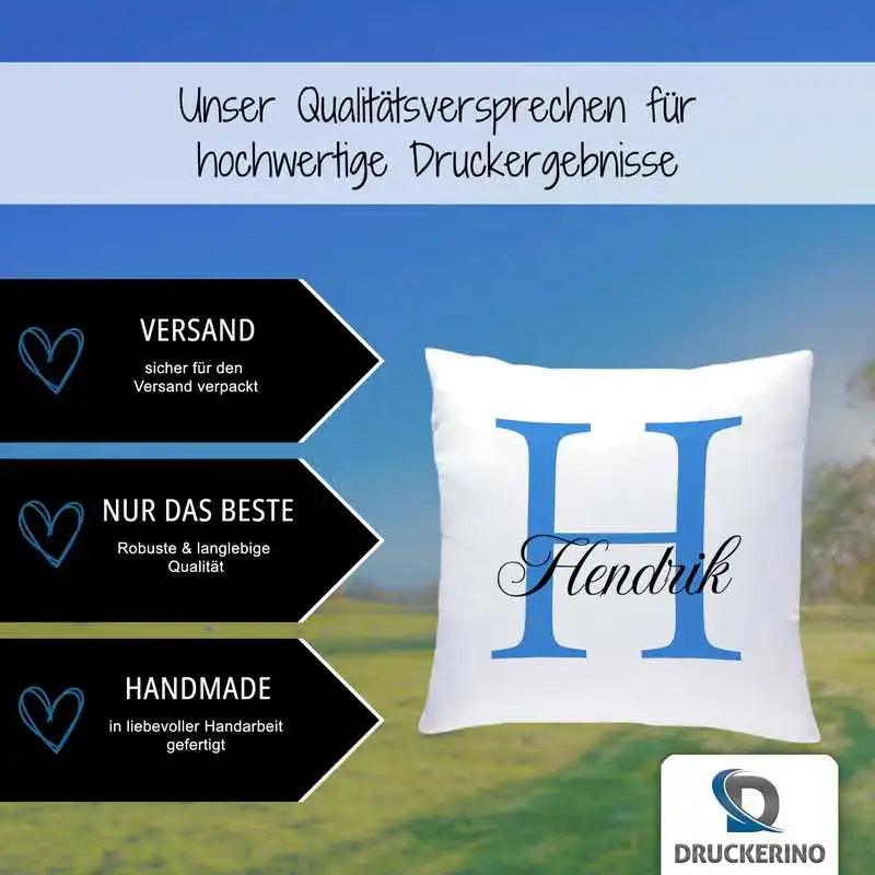 Namenskissen | Motiv 3 | Hendrik - Druckerino