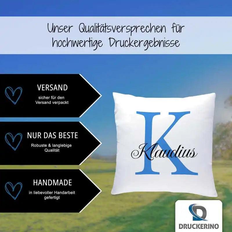 Namenskissen | Motiv 3 | Klaudius - Druckerino