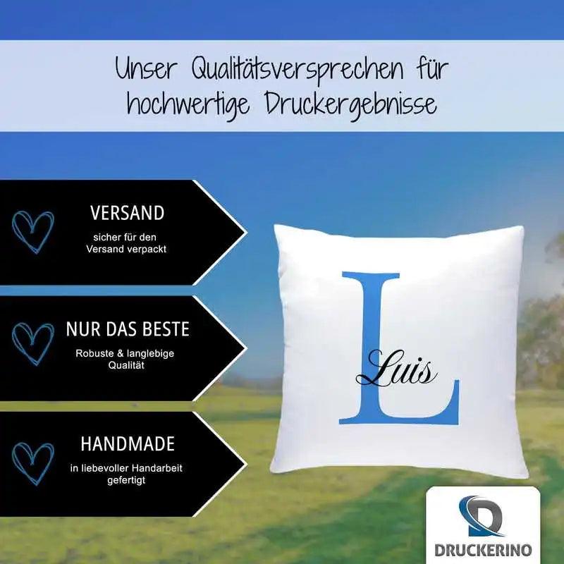 Namenskissen | Motiv 3 | Luis - Druckerino