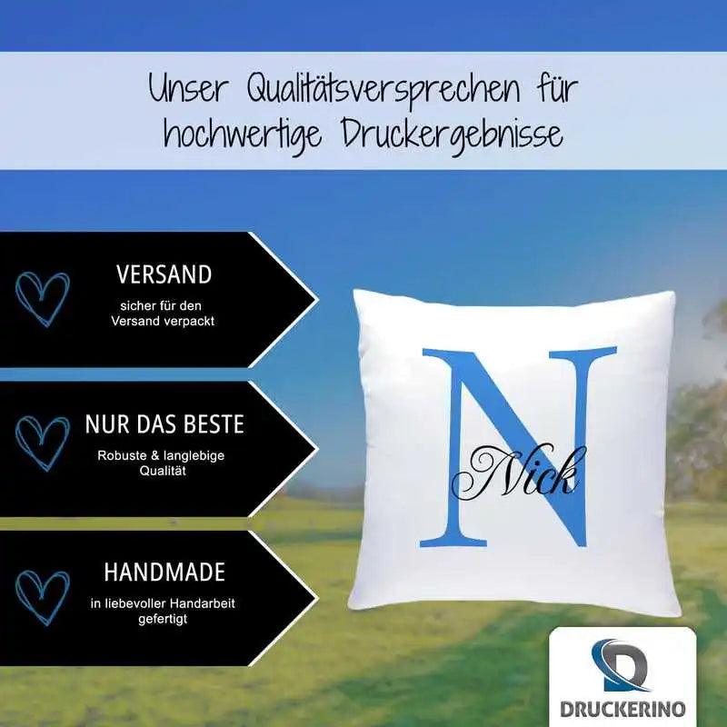 Namenskissen | Motiv 3 | Nick - Druckerino