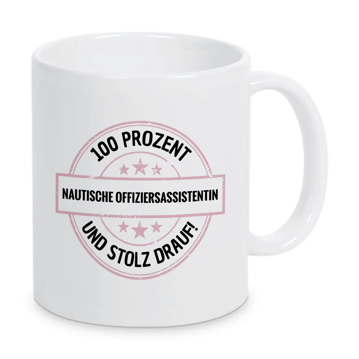 Nautische-Offiziersassistentin 100 Prozent Tasse - Druckerino